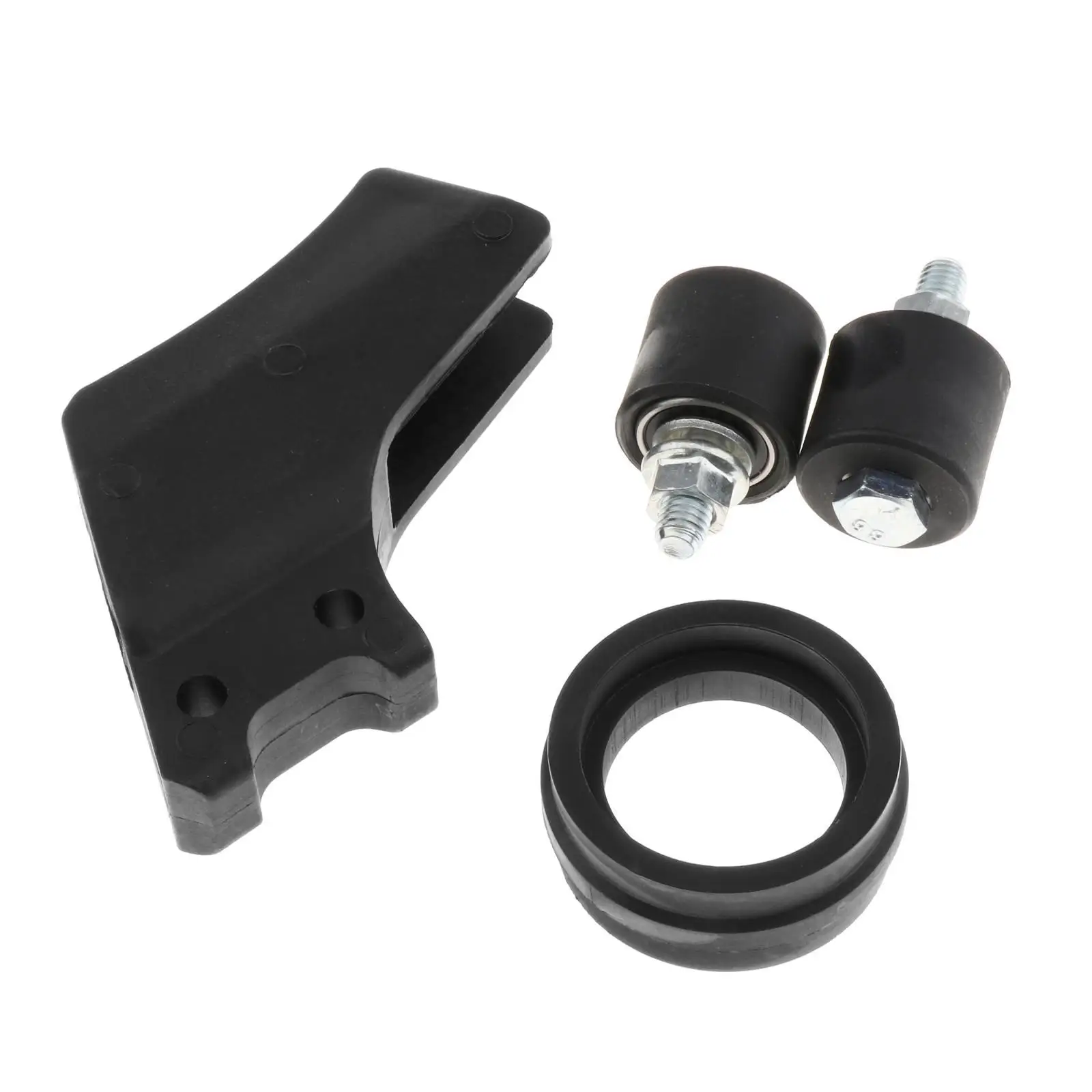 1 комплект раздвижных роликов направляющей цепи для YFZ350 87-06 черный