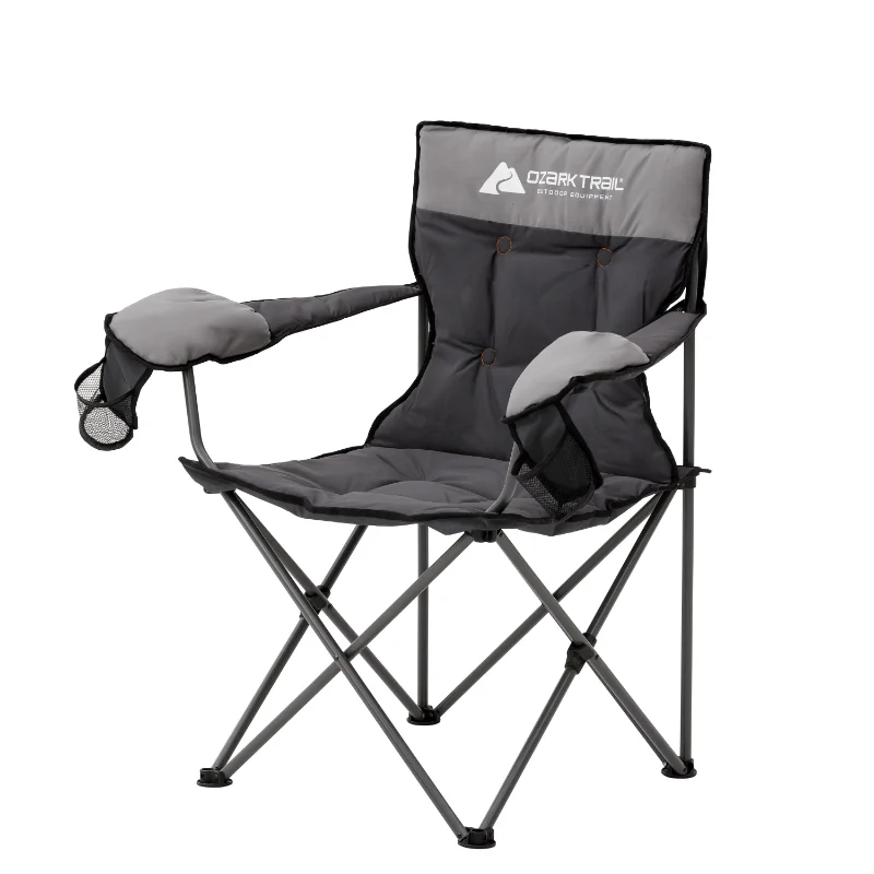 

Ozark Trail Hazel Creek Cold Weather Folding Camp Chair with Mittens camp chair beach chair foldable