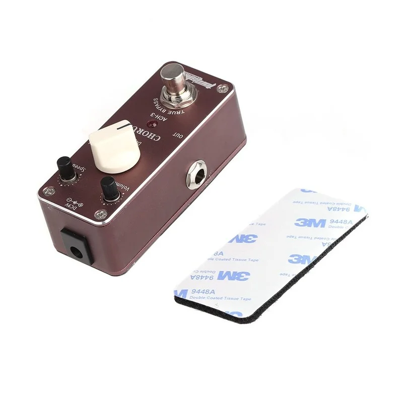 ACH-3 Mini Chorus Electric Guitar Effect Pedal with Fastener Tape Aluminum Alloy Housing True Bypass enlarge