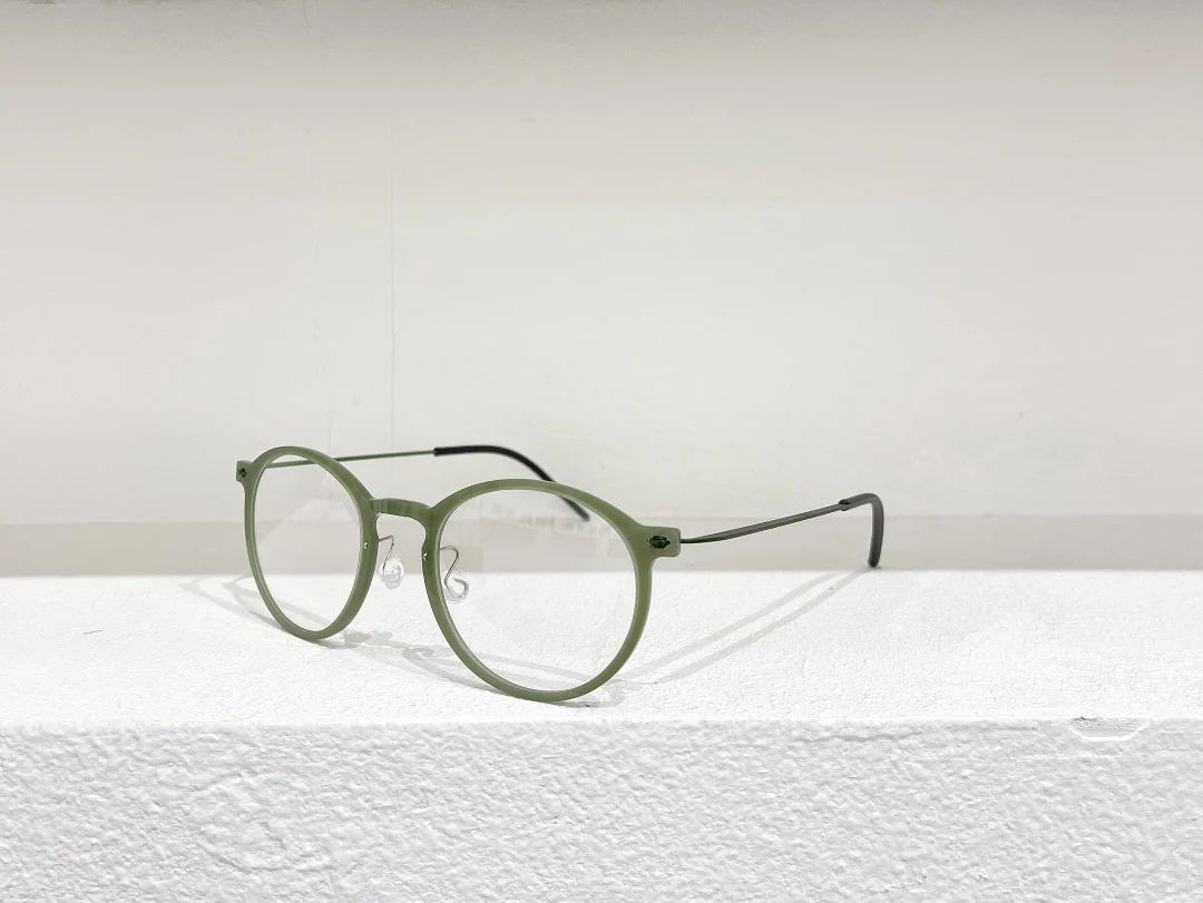 Denmark Designer Brand Glasses Frame Titanium Ultralight Prescription Myopia Eyeglasses Frames For Men Vintage LB6541 |