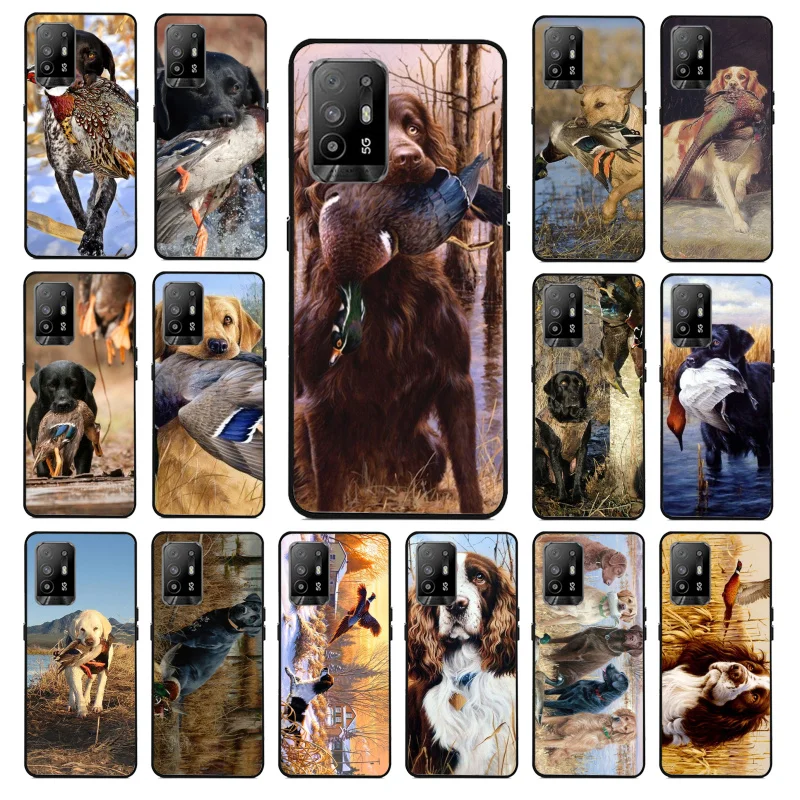 

Hunting Dog Art Animal Phone Case for OPPO A54 A74 A94 A53 A53S A9 A5 A15 A91 A95 A73 A31 A52 A93 A92