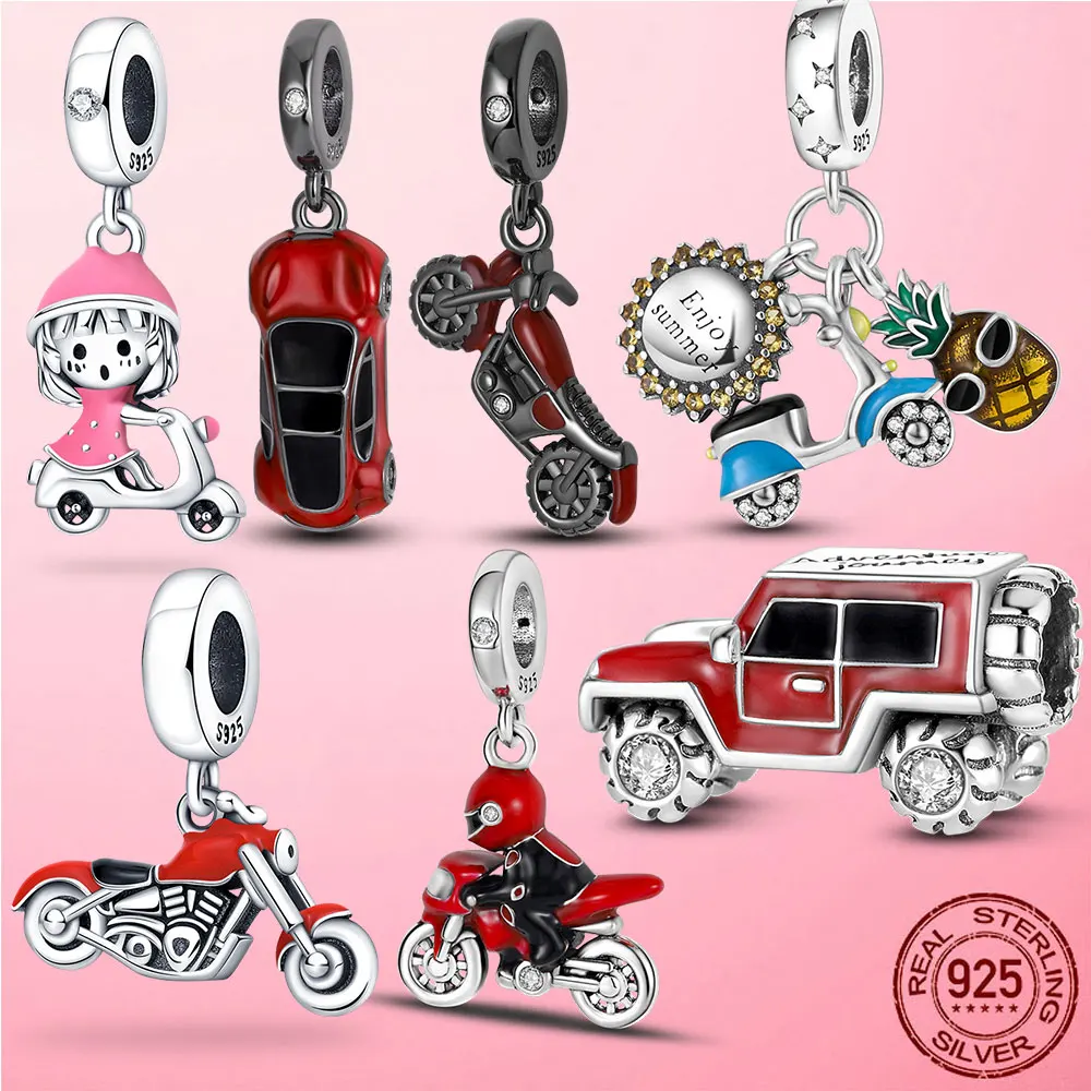 

Бусины-шармы для браслета Pandora, Винтажные бусины-шармы для браслета «сделай сам»