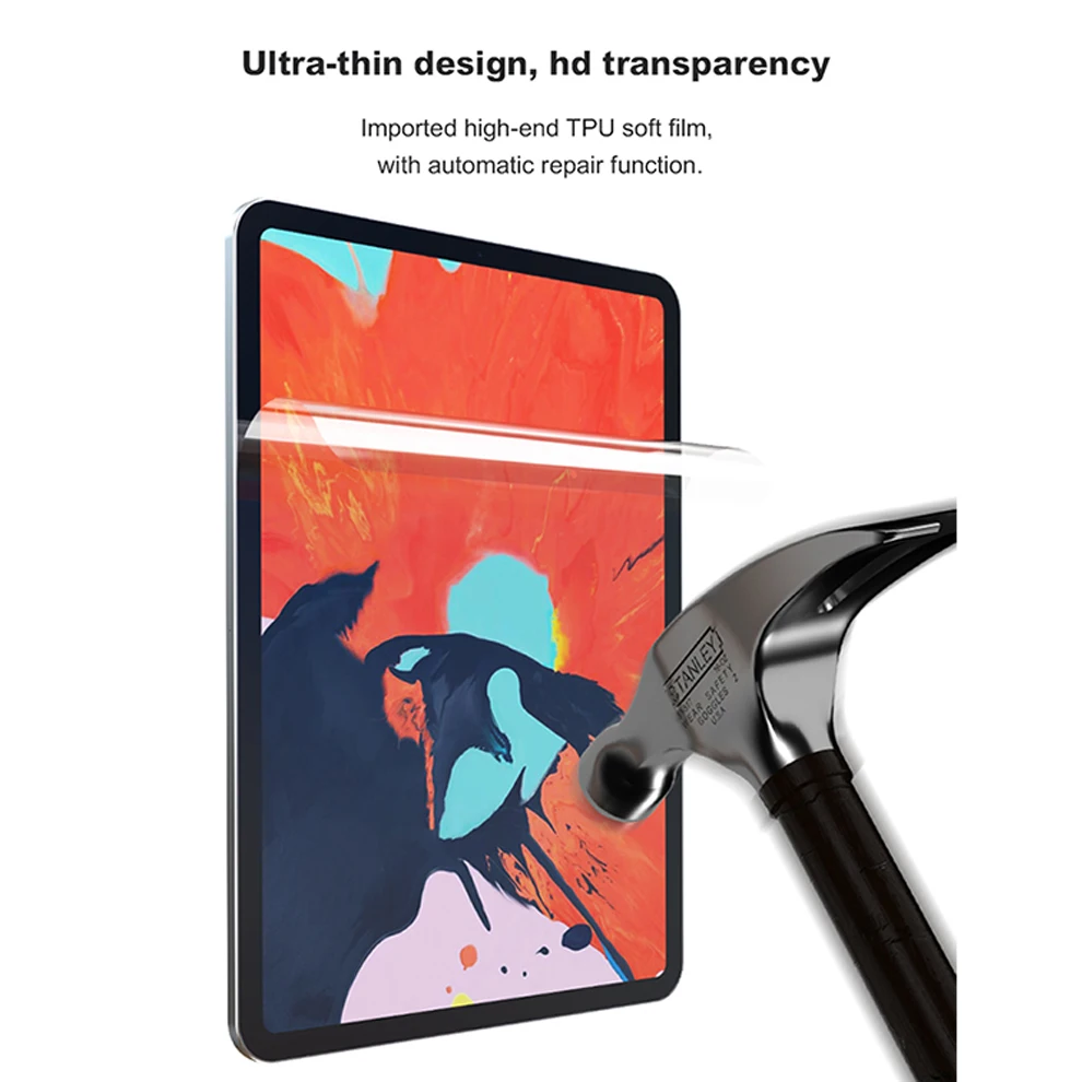 Фото Защитная пленка Devia TPU Soft HD, матовая, антибликовая, с защитой от отпечатков пальцев, для резки на плоттере. №3