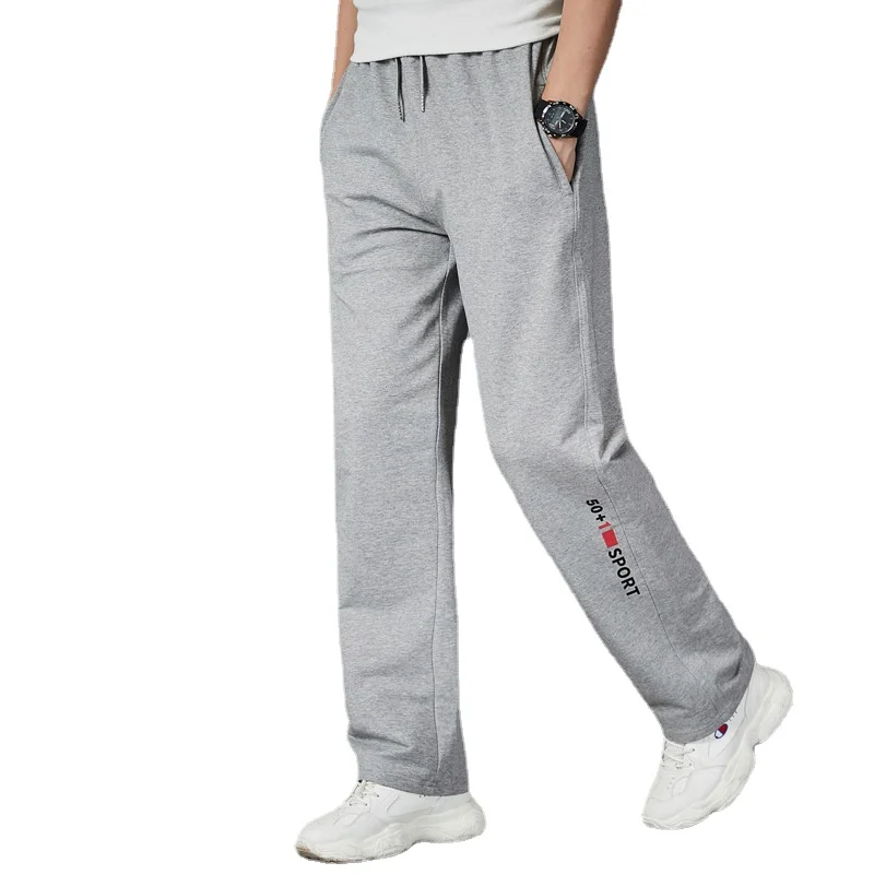

Men Running Pants Joggers Sweatpant Spring Autumn Jogging Sport Trousers Loose Homewear Fitness Straight Breathable
