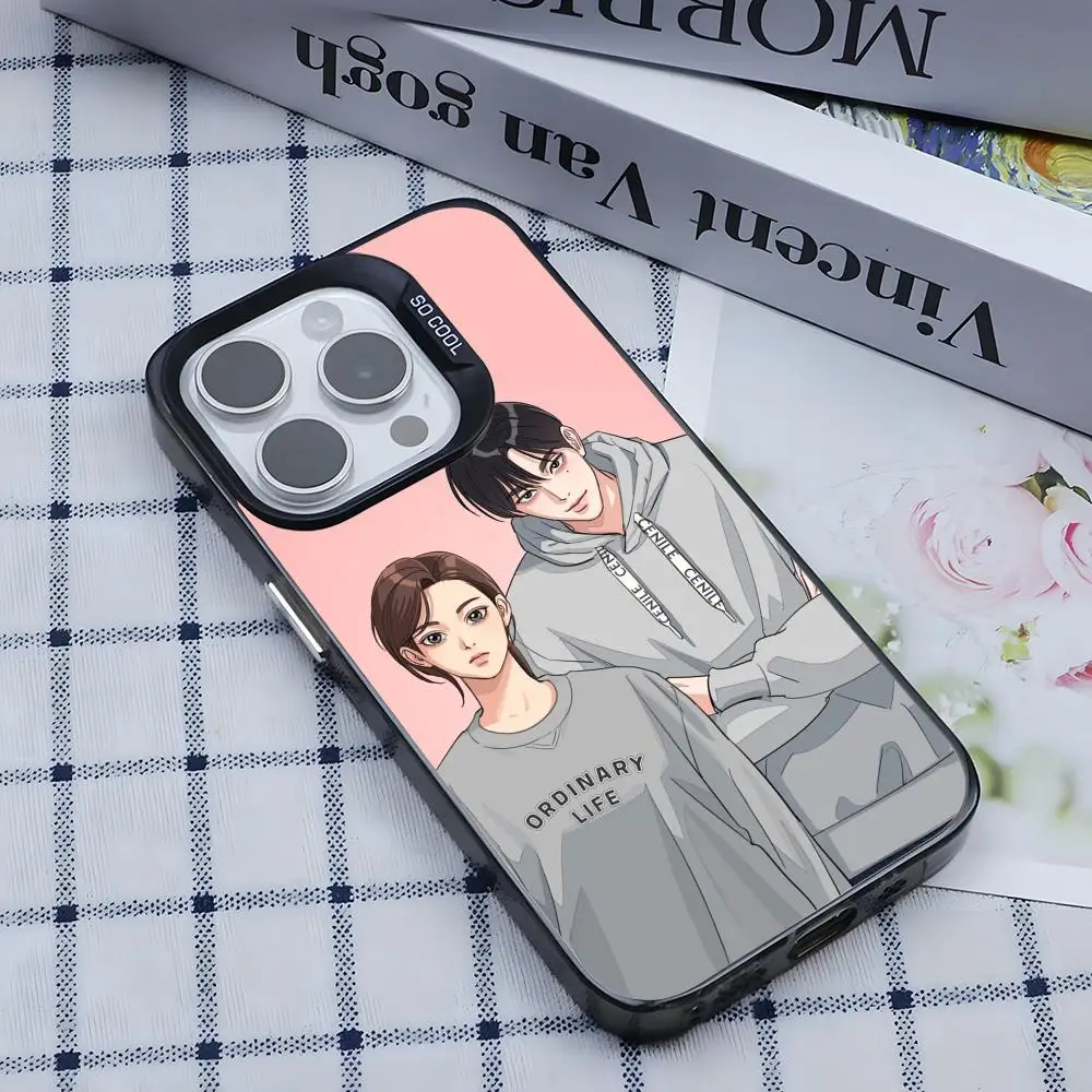 Фото Аниме-чехол для телефона «Роман Исоопа» серебристого цвета для iPhone 17, 16, 15, 14, 13, 12, 11 Pro Max Plus №4