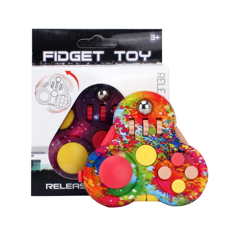 

Fidget Pad Fidget Spinner Metal Antistress Fidget Toys Cubo Rubik Sieve Stress Reduction Adult Toy Handle Fingertip Games