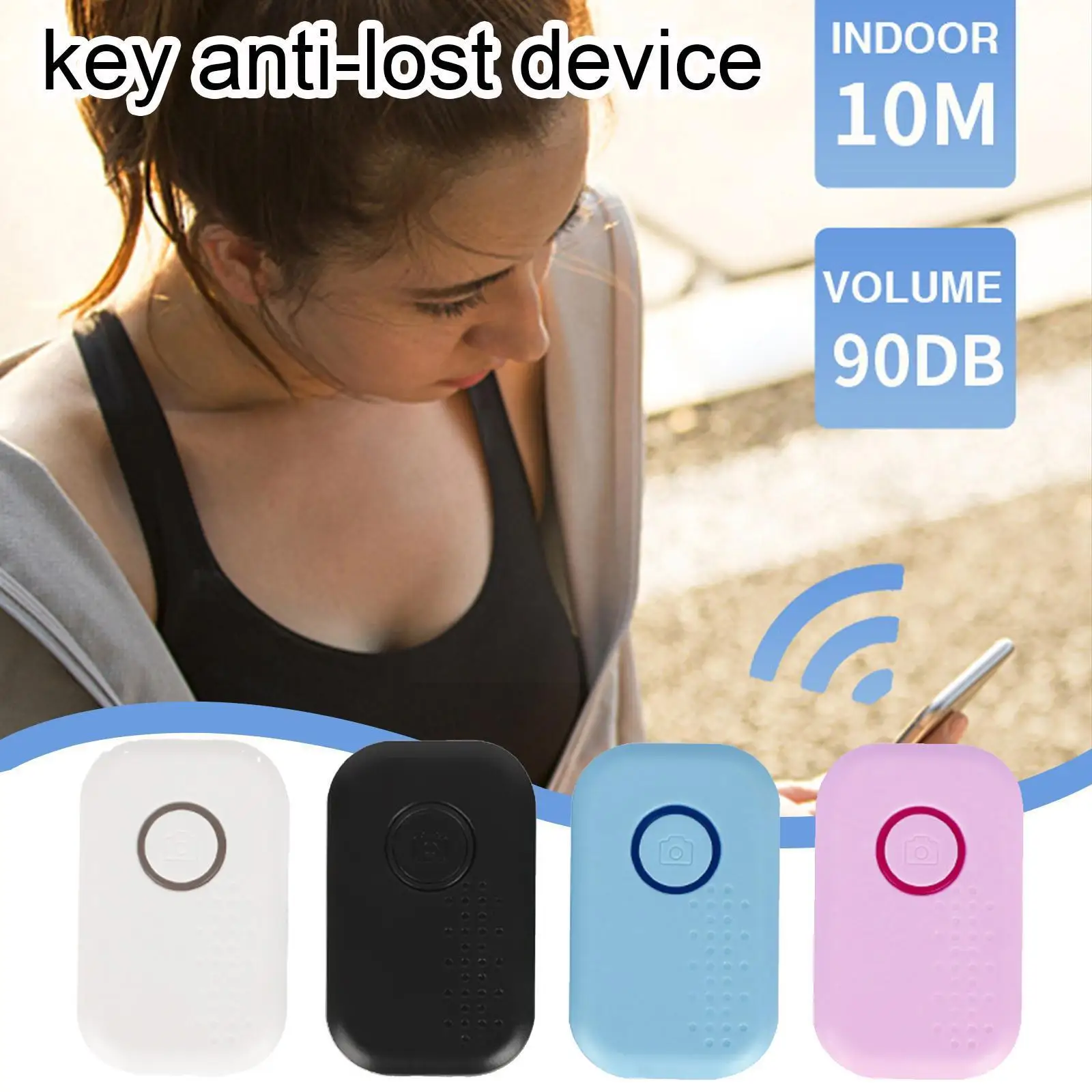 

Портативный мини-датчик сигнализации с цепью, локатор с подвеской, совместимый с Bluetooth, Gps, R4j2