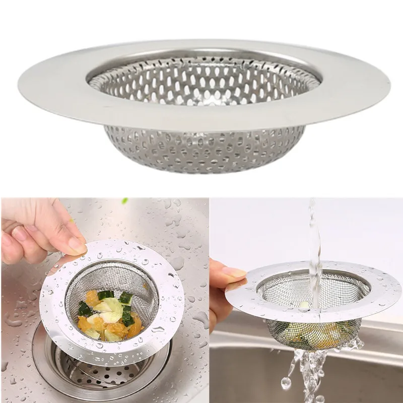 

Фильтр для кухонной раковины, сетчатая металлическая сливная сетка для пола, Шлаковая пробка для пищевых продуктов, вилка для душа, дезодор...