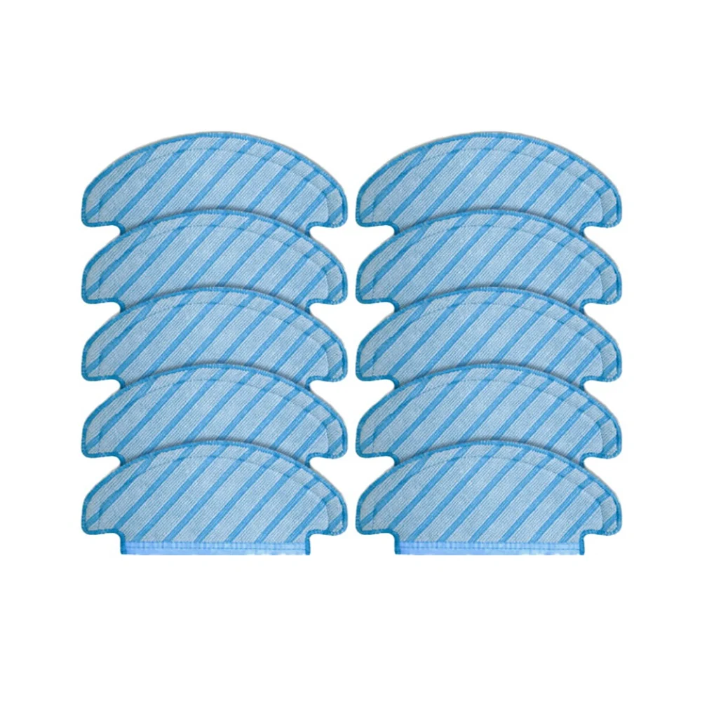 

10-Pack Washable Mop Pads for ECOVACS T9 AIVI Vacuum Cleaner Microfiber Mopping Cloth Rags