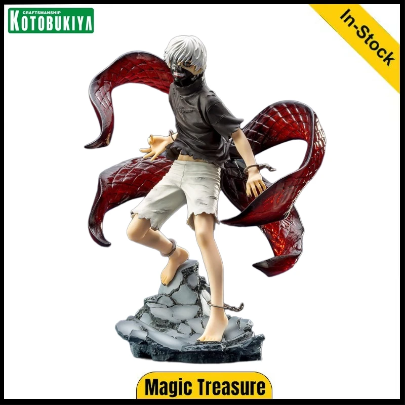 【В наличии】 Оригинальный Kotobukiya ARTFX J Tokyo Ghoul Kaneki Ken Awakening замененная версия модель