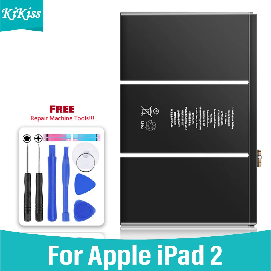 Запасная батарея 6930 мАч для Apple iPad 2, iPad 2, планшета NA1395, A1396, A1397, A1376, A1316, Аккумулятор для ноутбука, ПК, резервная батарея ACCU AKKU