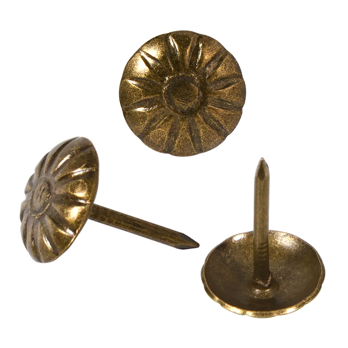 

100 Pcs Chrysanthemum Bubble Nail Para Mujer Interior Furniture Pin Iron Mother