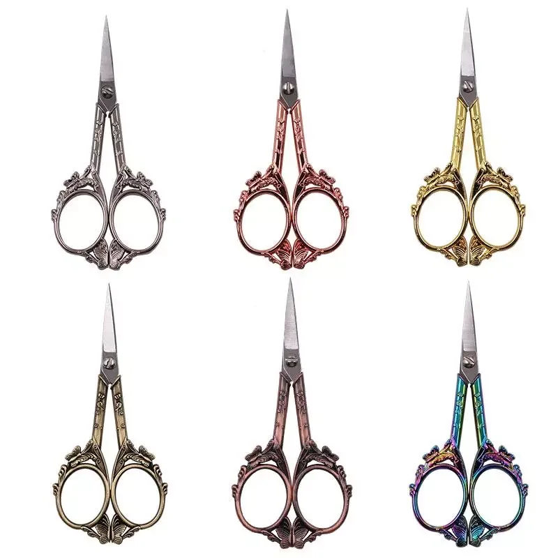 

Multifunction 8 Words Fold Scissors Handle Stainless Steel Student Stationery Handmade Crafts Kids DIY Tool Supplies ножницы