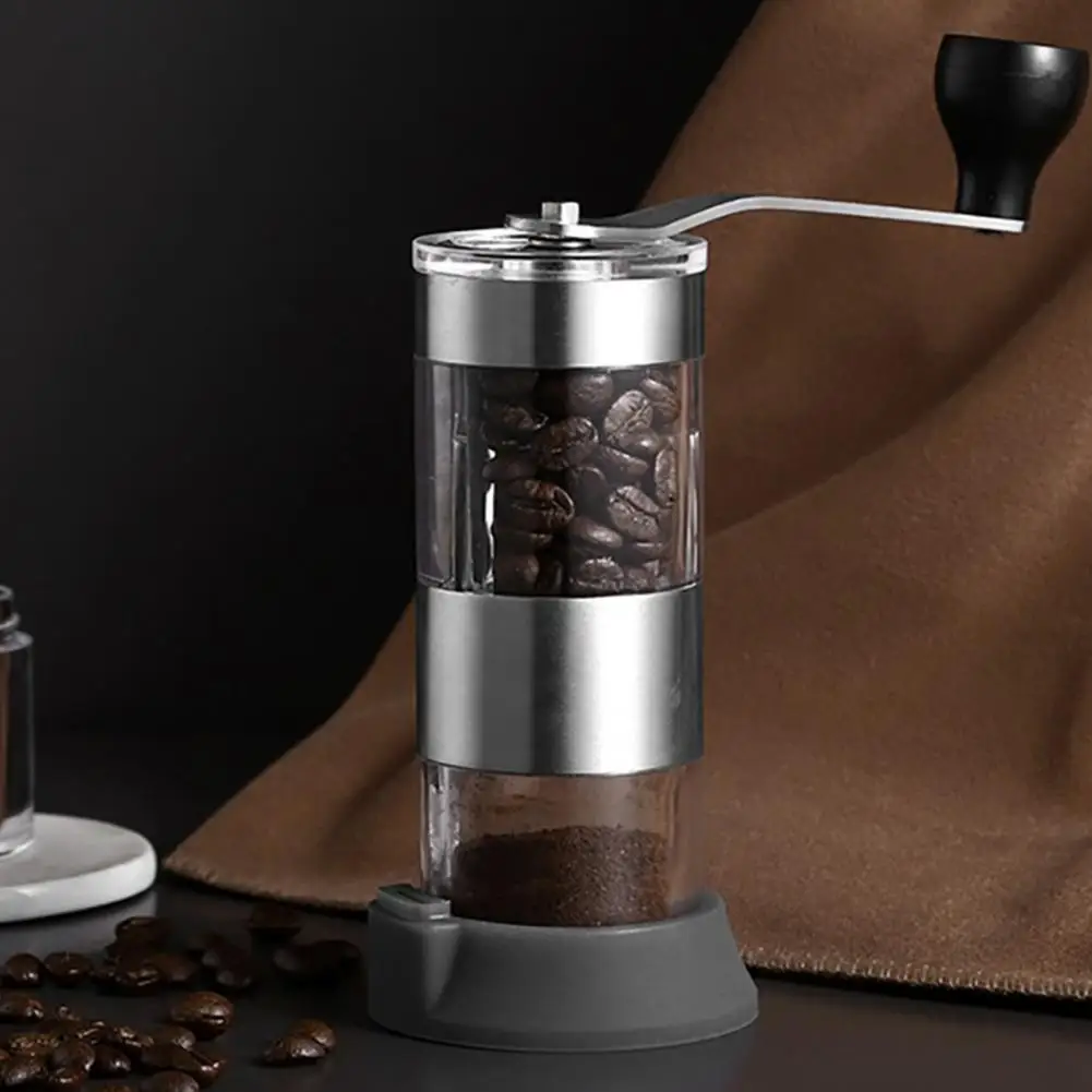 Износостойкая пластиковая кофемолка для пищевых продуктов без батареек ручная