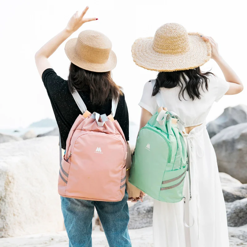 

Women Gym Backpack Dry Wet Bag Swimming Fitness Bags for Shoes Training Sport Swimming Gym drawstring Backpack Gymtas Sac De