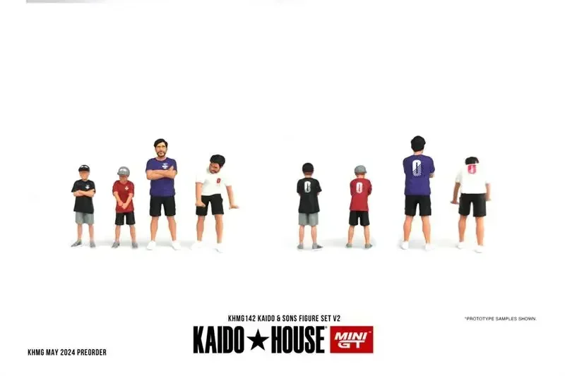 Kaido House x MINI G 1:64 Набор фигурок &amp Sons V2