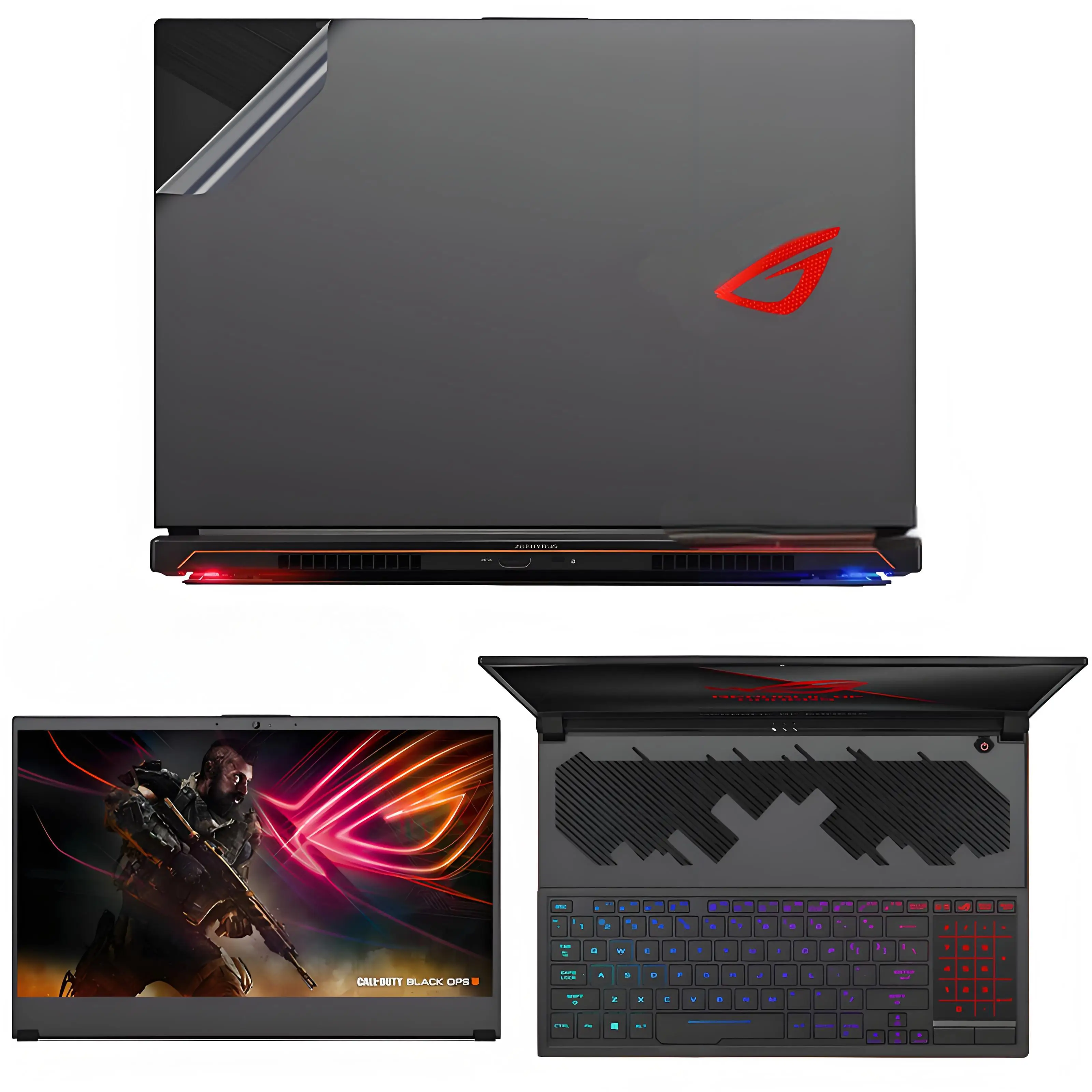 Фото Кожаные наклейки для ноутбука ASUS ROG Zephyrus S GX531 GX531GXR GX531VM GX531GS GX531GM №1