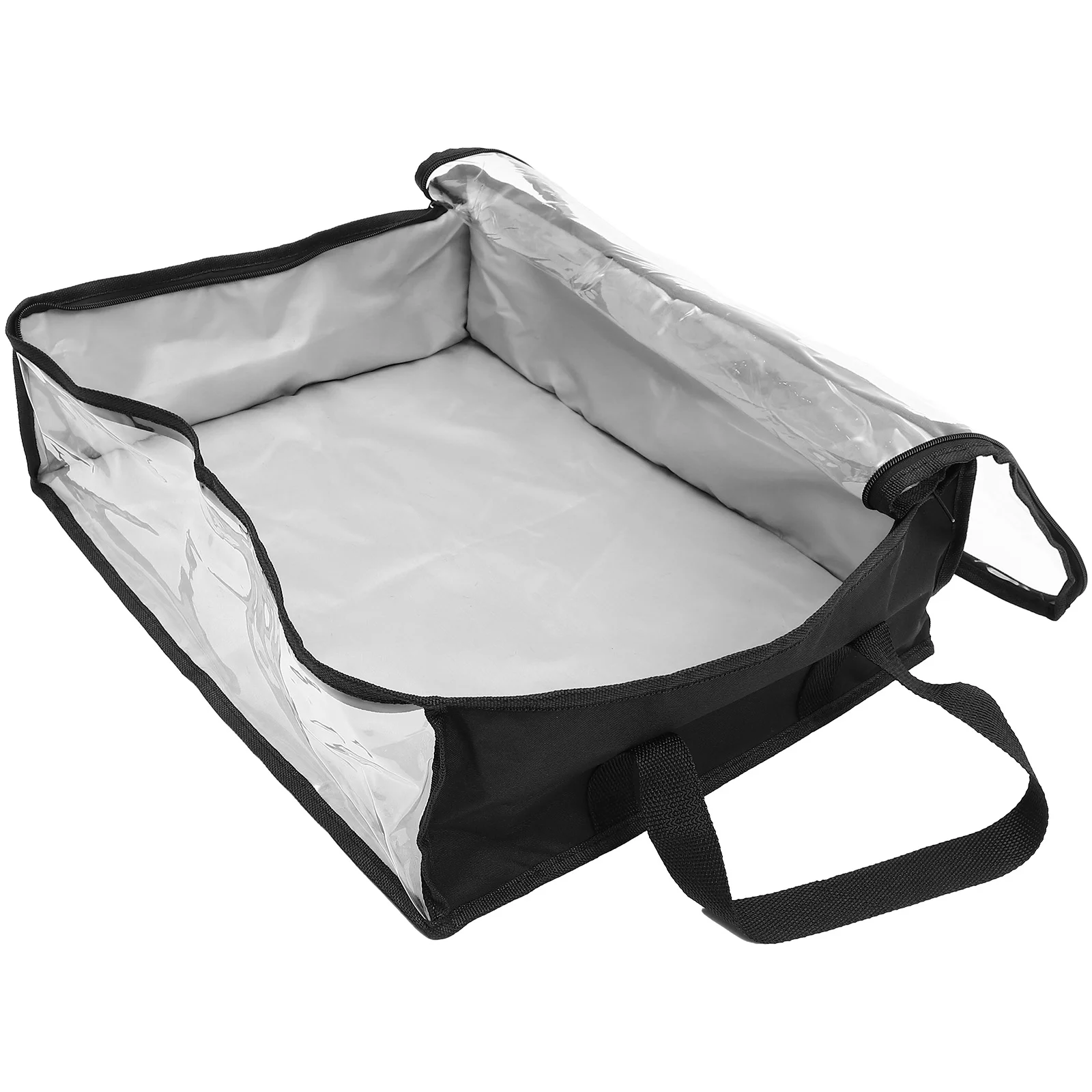 

Large Clear Hat Storage Bag Foldable Hat Storage Case with Handles for Home Dorm