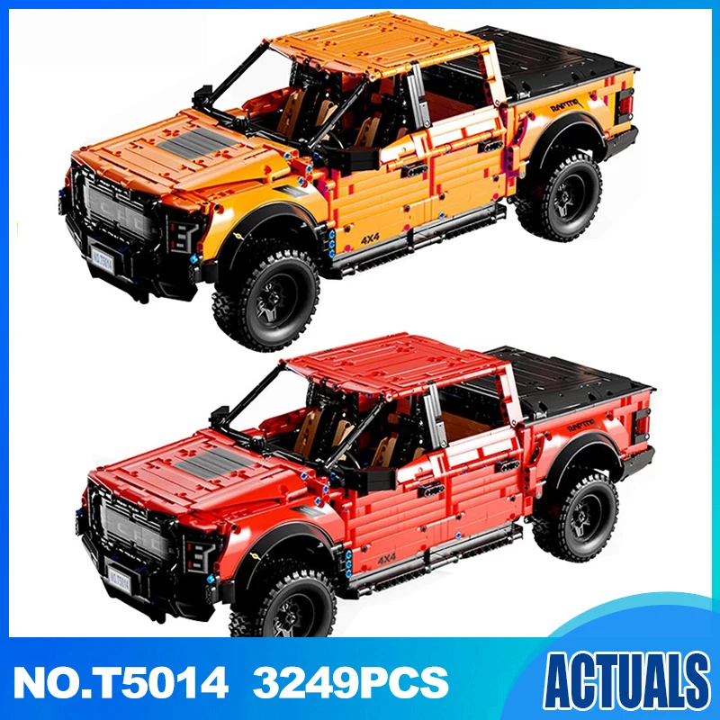 

T5014 3249 шт., строительные блоки для Ford Raptors, грузовик для захвата, строительные блоки, игрушка MOC, Рождественский подарок 42126
