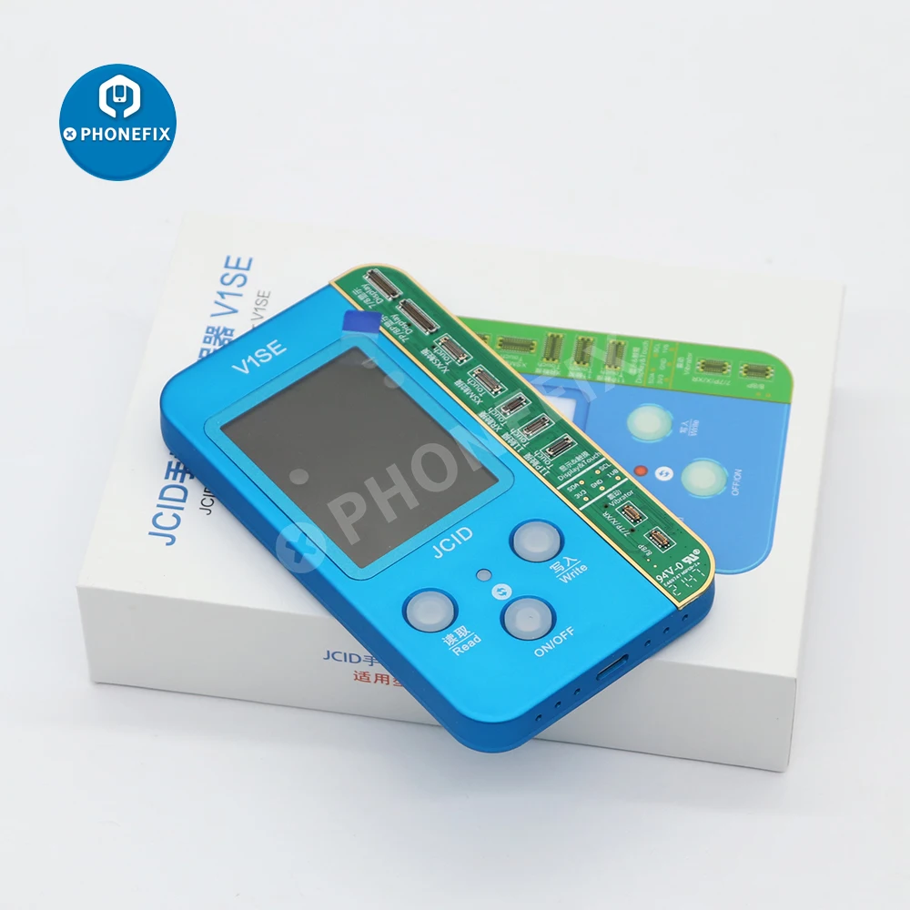 

JC V1SE for iPhone 7 8 X XS 12 Photosensitive Original Color Touch Shock Fingerprint Battery Programmer Dot Matrix X-11 Promax