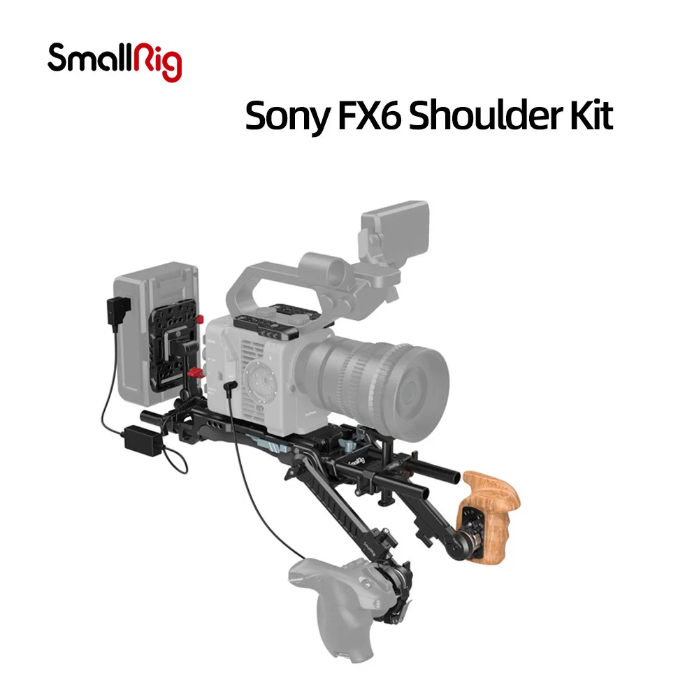

SmallRig наплечный комплект для двух рук для Sony FX6, совместимый с оригинальным триггерным захватом 3459