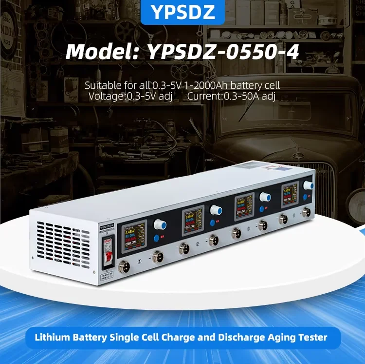Фото YPSDZ-0550-4 4-канальный тестер емкости аккумулятора 8-канальный анализатор аккумуляторной батареи Эквалайзер тестер баланса напряжения №4