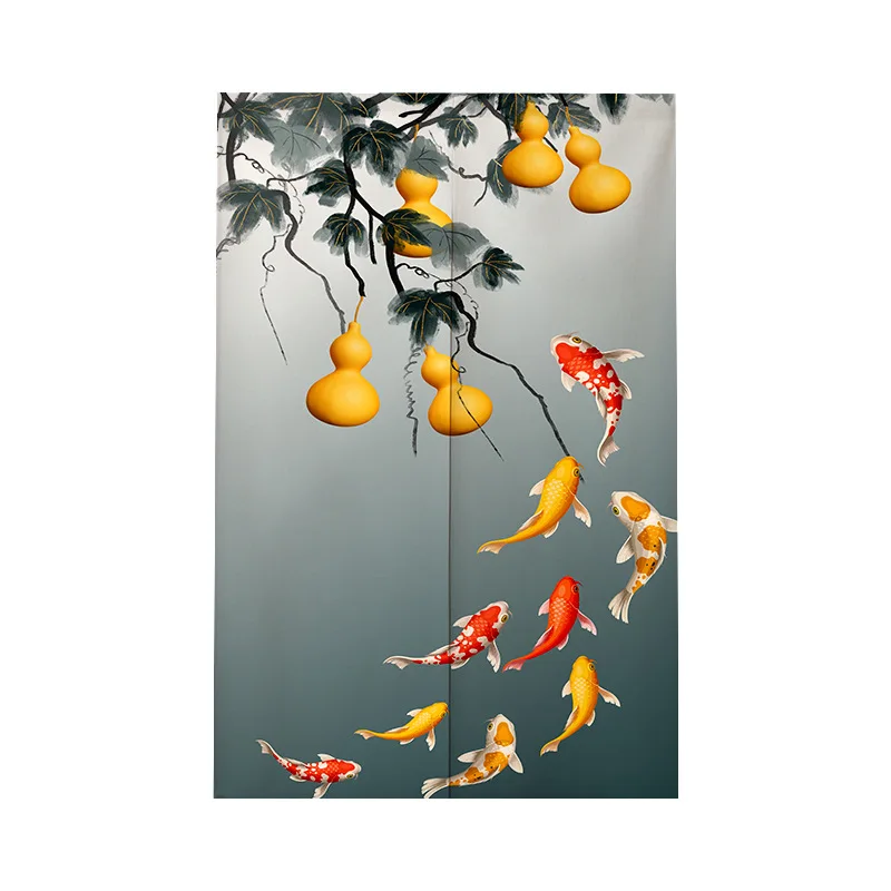 

Льняная дверная занавеска китайский символ удачи