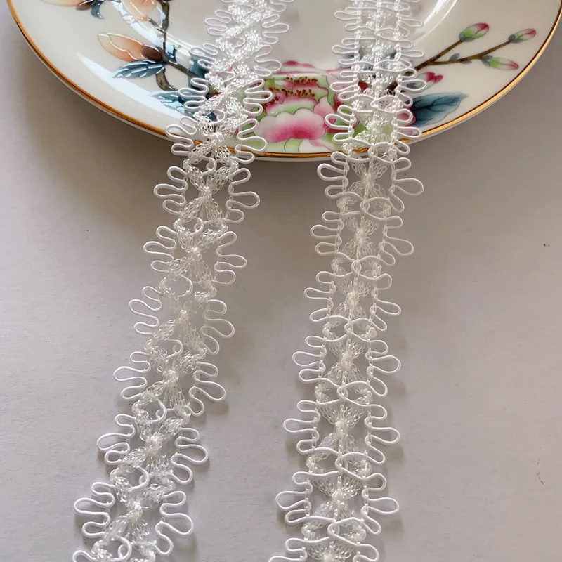 Черная Кружевная Бейка Шириной 2 5 См Вязаный Полиэстер Для DIY Аксессуары Штор