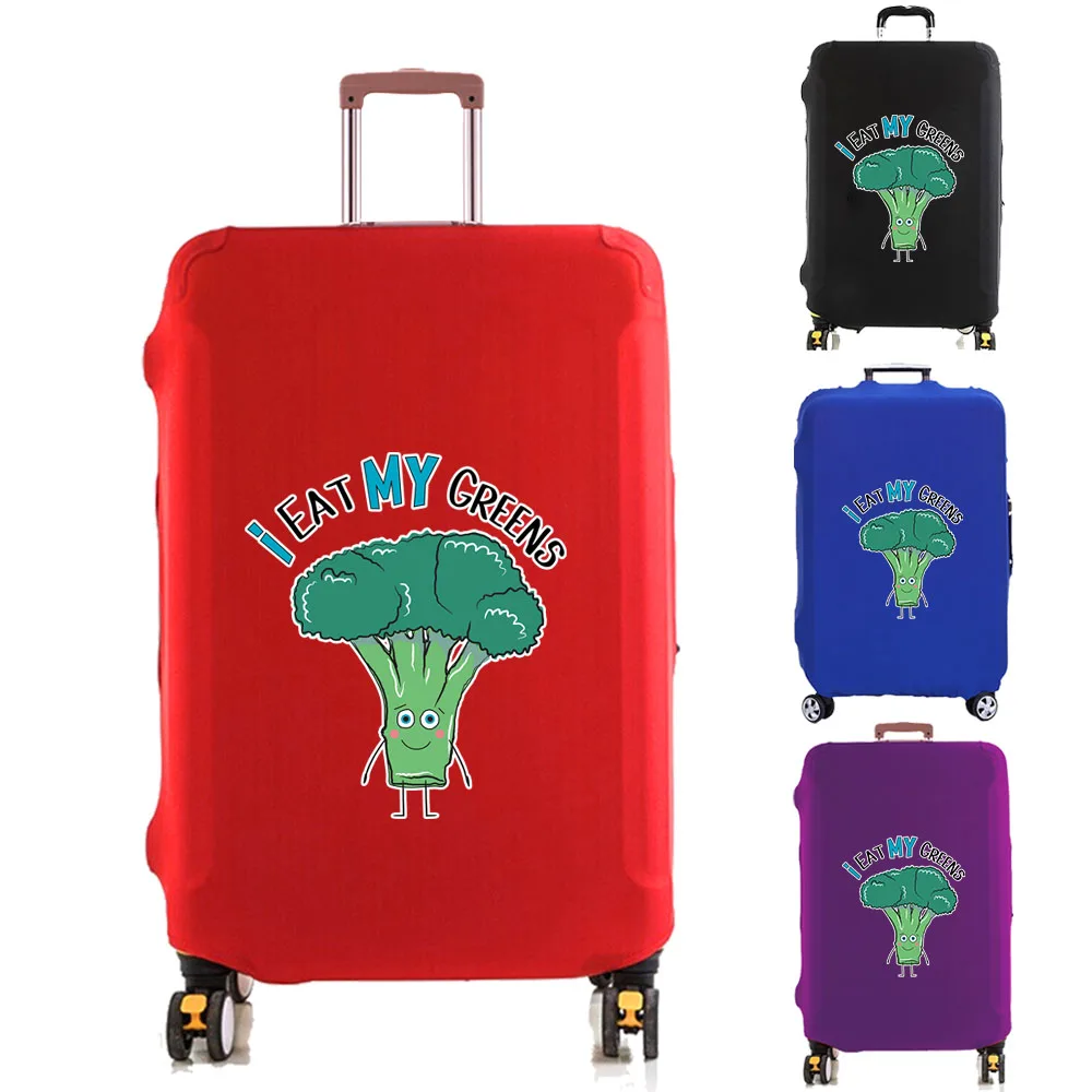 

Cauliflower Printed Luggage Cover Suitcase Protector Thicker Elastic Dust Covered for 18-28 Inch Trolley Case Travel Accessories
