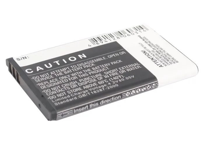 Фото Высококачественный аккумулятор Cameron Sino 900 мАч для Explay Ice, для KDDI T618, T628, T700, T718, для Simvalley XL915, для UTEC M980 №2