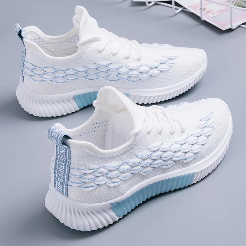 2022 New Women Sneakers Woman Summer Running Shoes Basket Female Vulcanized Women's Casual Flats Walking Shoes Knitting Mesh