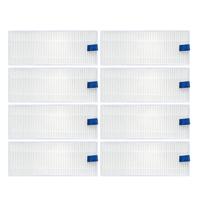 

Комплект запчастей для пылесоса, 8 Hepa-фильтров для Dynaking R7, белый цвет