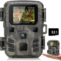 outdoor mini trail camera 4k hd 20mp 1080p infrared night vision motion activated hunting trap game ip66 waterproof wildlife cam