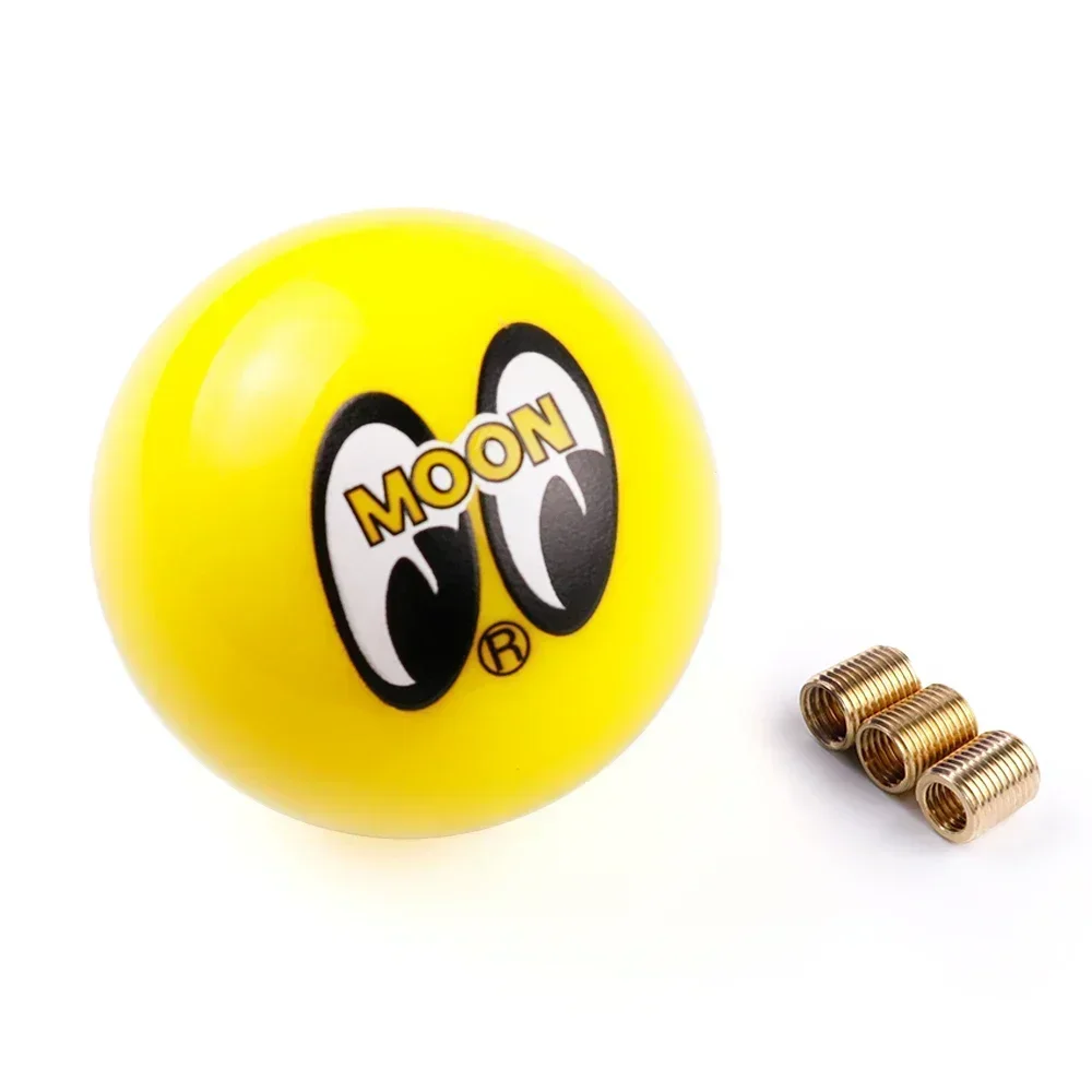 

Шаровой стиль MOON EYES Smile Face JDM Автомобильная ручка переключения передач Рычаг переключения передач Головка