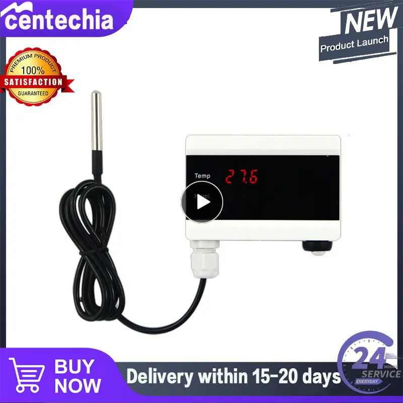 

Светодиодный индикатор температуры и влажности, 2,4 ГГц