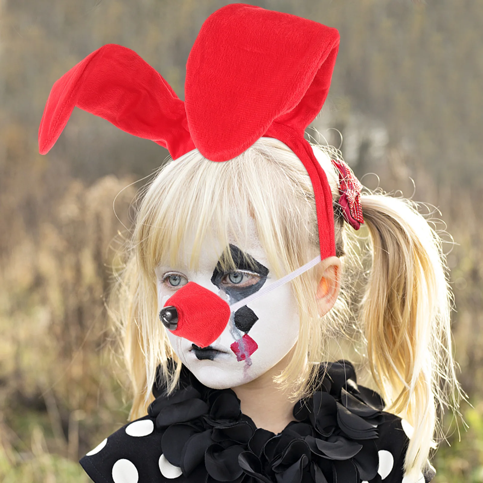

Performing Dog Costume Cosplay Animal Supply Nose Kindergarten Adults Lovely Accessories Fabric Puppy