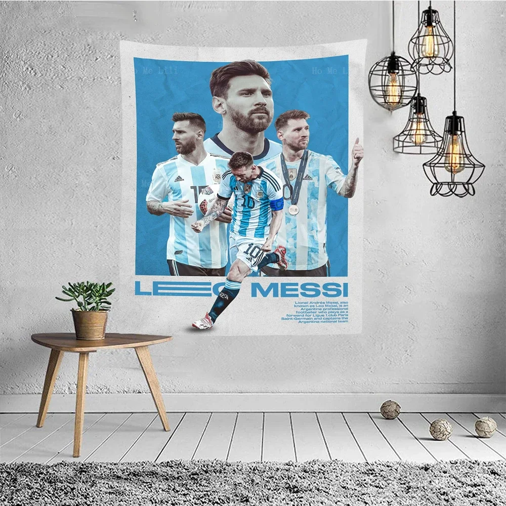Футболист с Месси Аргентина Лучшие идеи для подарков постер изображением