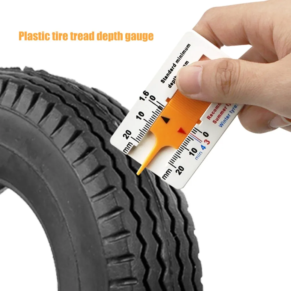 

Auto Tyre Tread Depth Gauge Caliper Tire Wheel Measure Meter Detection Repair Tool For Car Motorcycle Caravan Trailer