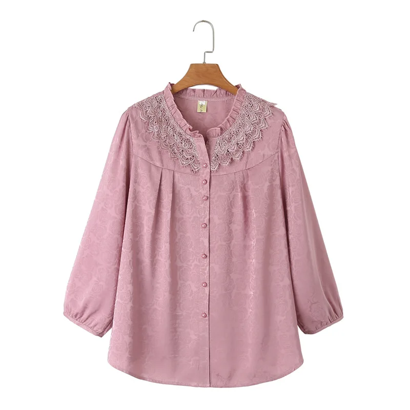 Новый женский весенне - летний пиджак Women 2023 блузка большого размера рубашка с