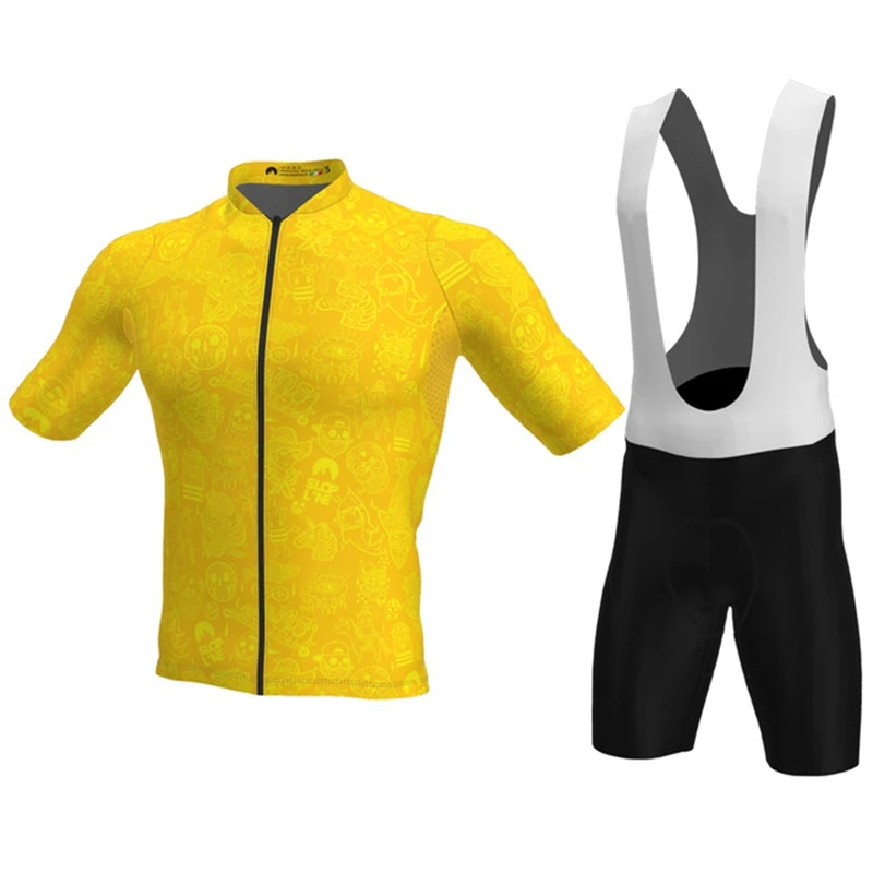 

Cycling Bicycle Heat Transfer Rock Skull Short Sleeve Summer Men Outdoor Riding Sports Clothing Ciclismo Bib Shorts Ropa Hombre