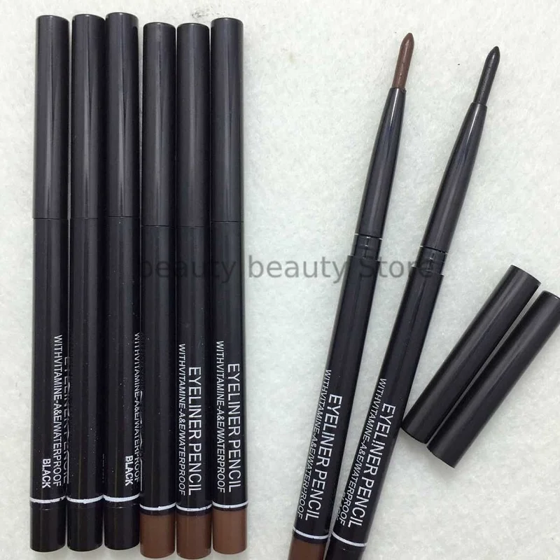 

EyeLiner Pen Black Brown Make Up Eyeliner Pencil Waterproof Long Lasting Eyebrow Quick Drying Beauty Pen Makeup Cosmetics