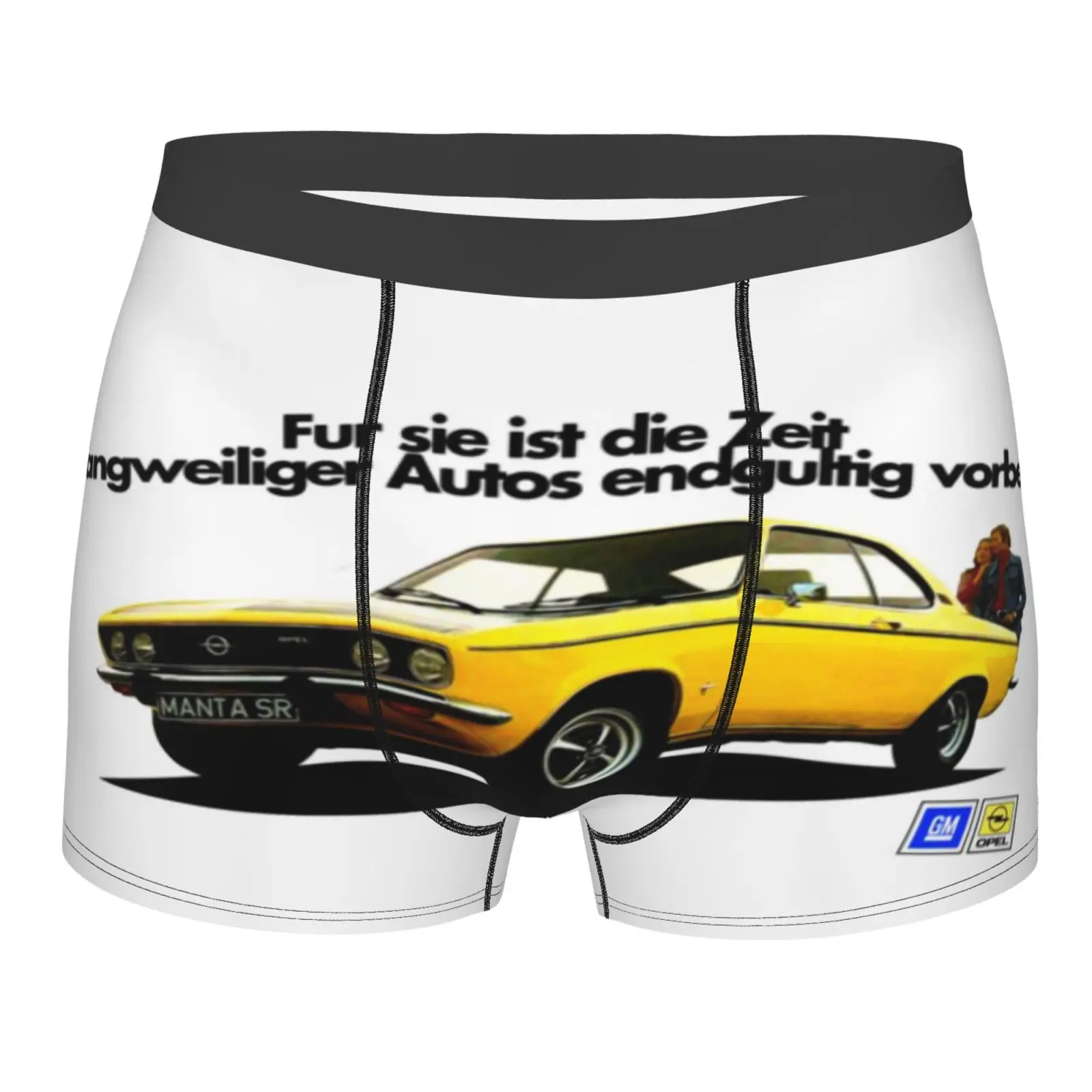 

Opel Manta 2879 Boxer Briefs Male Sexy Mens Underwear Mens With Pouch Cool Polyester Men Calcinha Boxer Feminina Men White Men