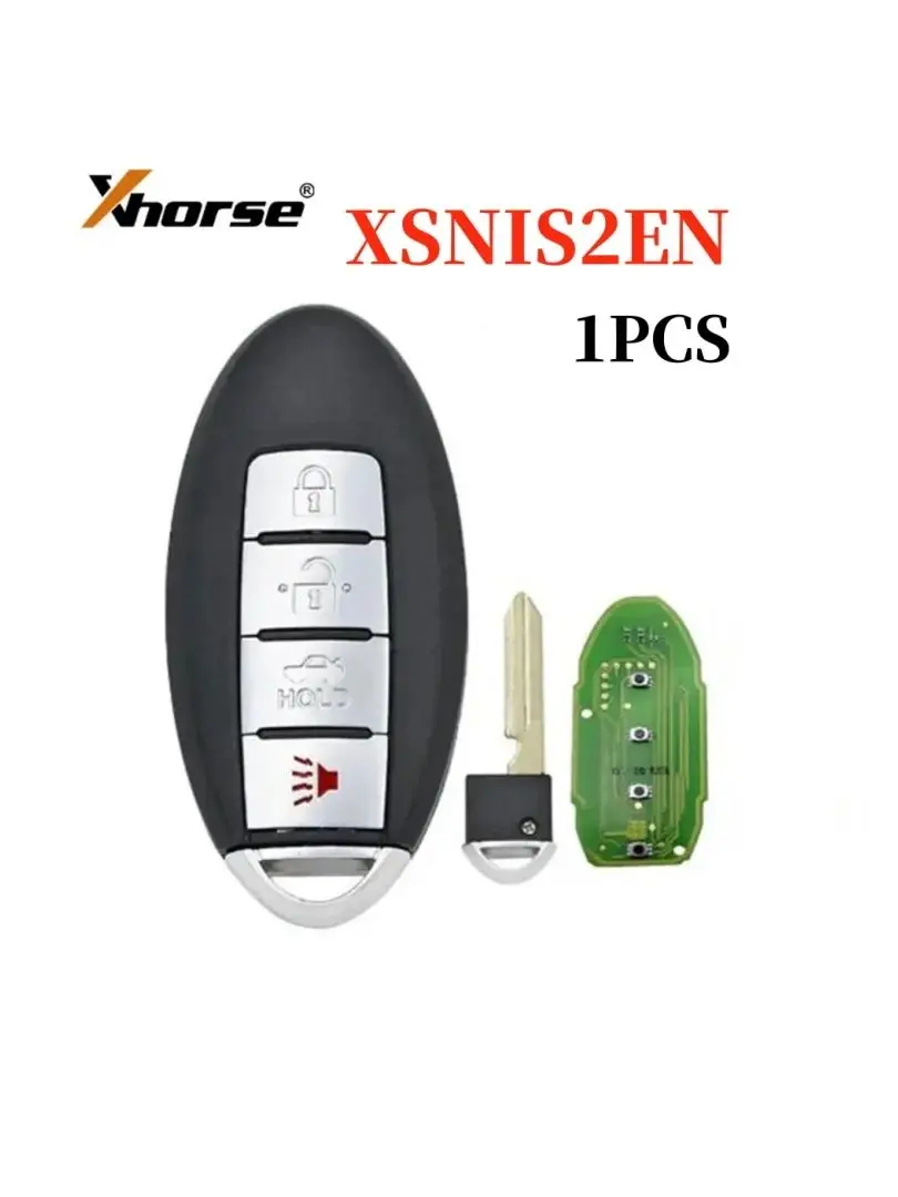 

Ключ Xhorse XSNIS2EN, универсальный 4-кнопочный смарт-ключ, функция приближения, для VVDI2/VDI, 1 шт./комплект