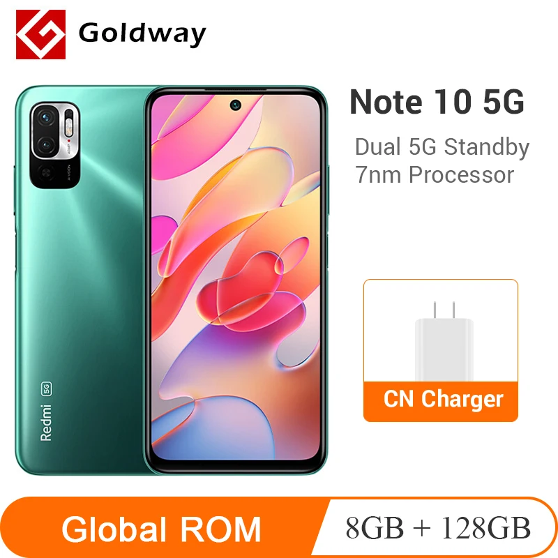 Смартфон Xiaomi Redmi Note 10 глобальной версии 6 ГБ 128 7 нм 700 дюймов 90 Гц FHD + дисплей камера