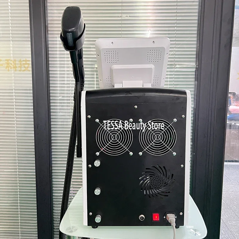 2024 Портативный 808 3-волновый диодный лазер для постоянного удаления волос быстрая