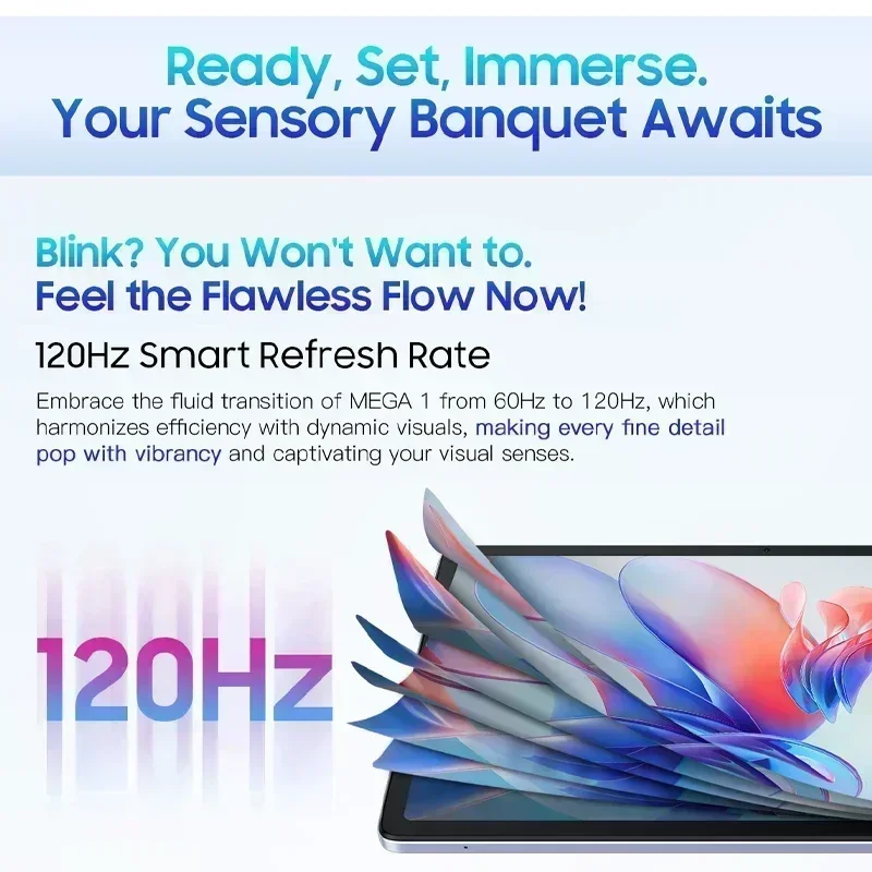 MEGA 1 Планшеты Blackview 11 5 дюймов 2 4K 120 Гц Дисплей 8 ГБ/12 ГБ 256 50 МП Камера 33 Вт Быстрая