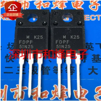 

Free shipping 30PCS FDPF51N25 TO-220F 28A 250V
