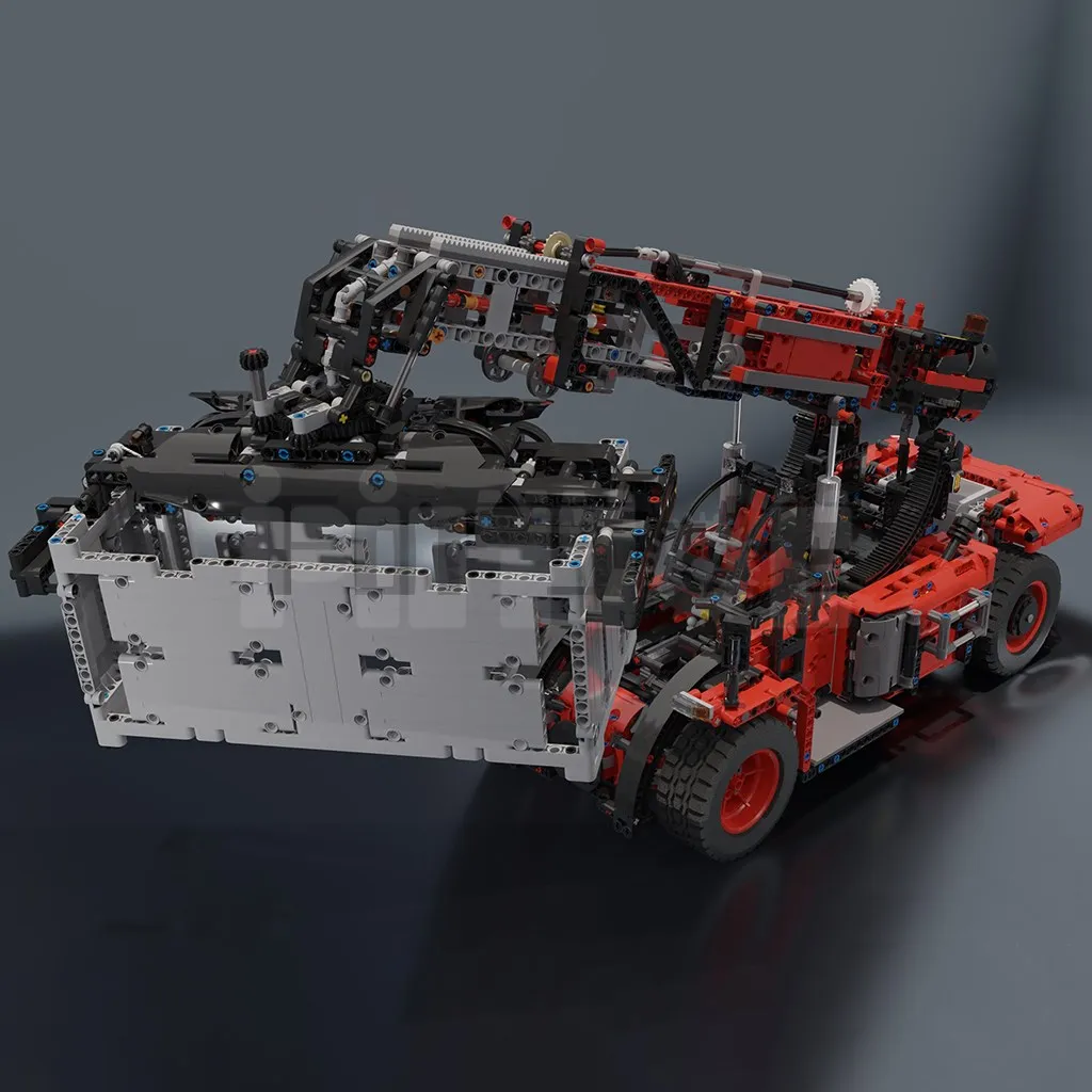 

MOC-56222 42082 C Model - Reach Stacker by Dyens Creations Building Block Spliced Electric Toy Puzzle Kids Gift