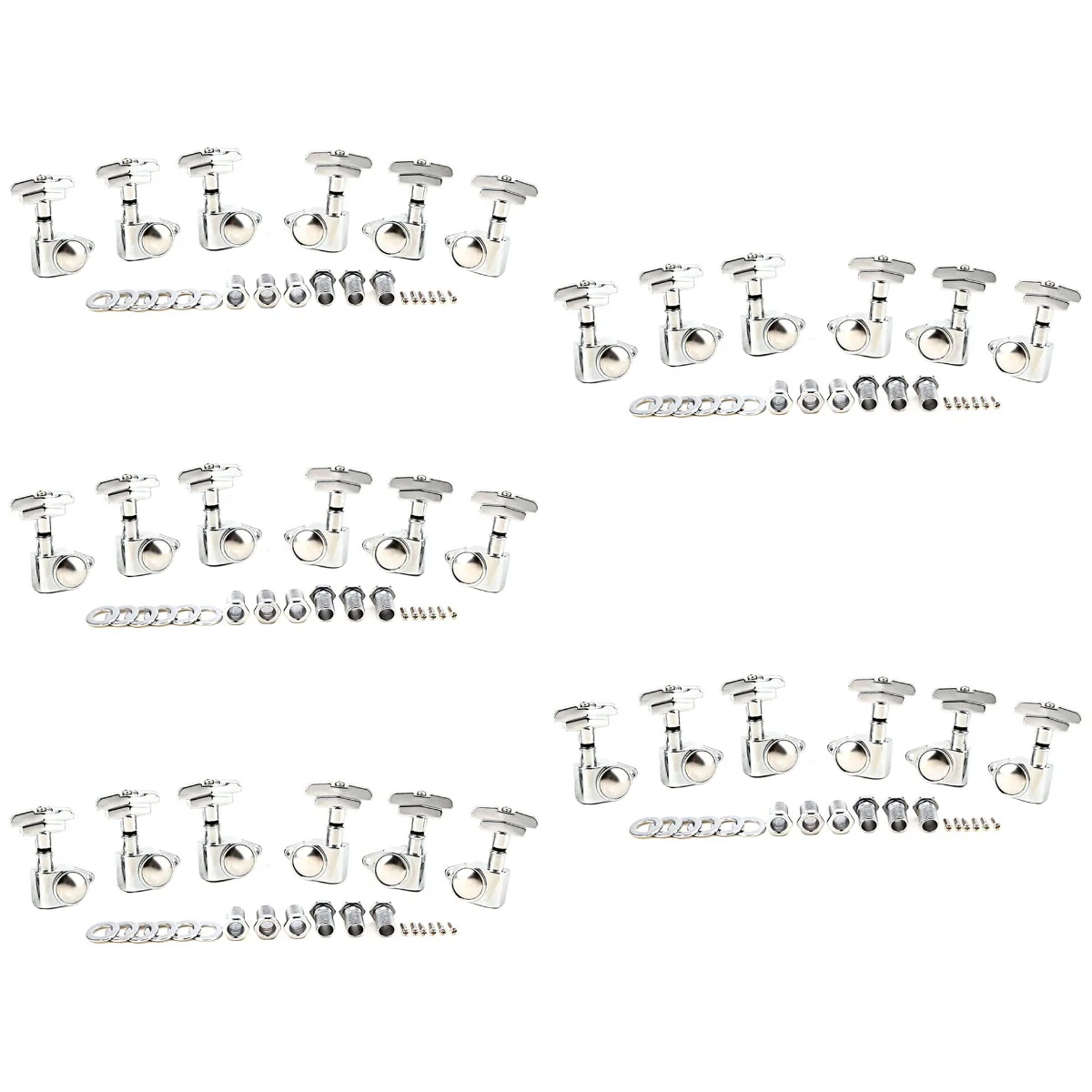 5 Sets  of Guitar Tuning Key Peg Guitar Part Tuners Instrument Supply enlarge