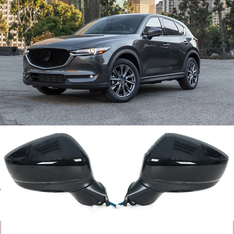 

Автомобильное боковое зеркало заднего вида для MAZDA CX5 CX-5 CX8 2017-2020 в сборе с электрическим складным нагревательным поворотным сигналом, электрической регулировкой
